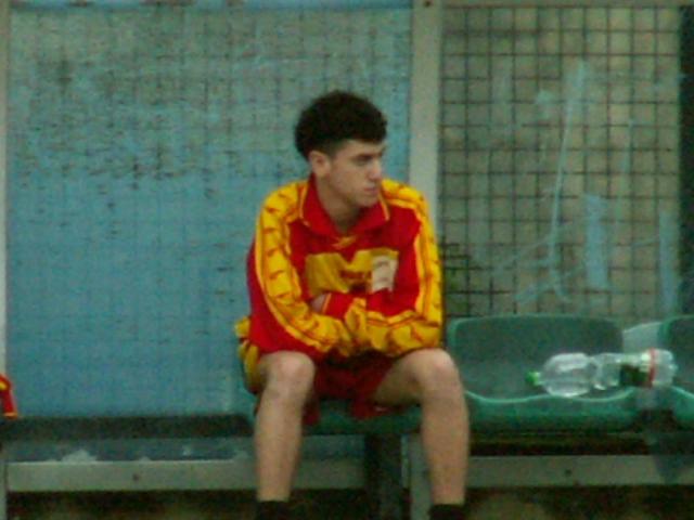 11 Francesco in panchina .JPG